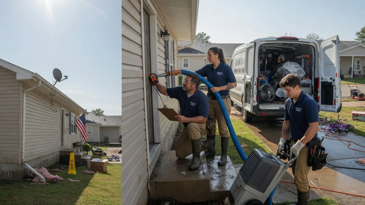 Ceiling Water Damage Restoration in Portage Des Sioux, MO near me